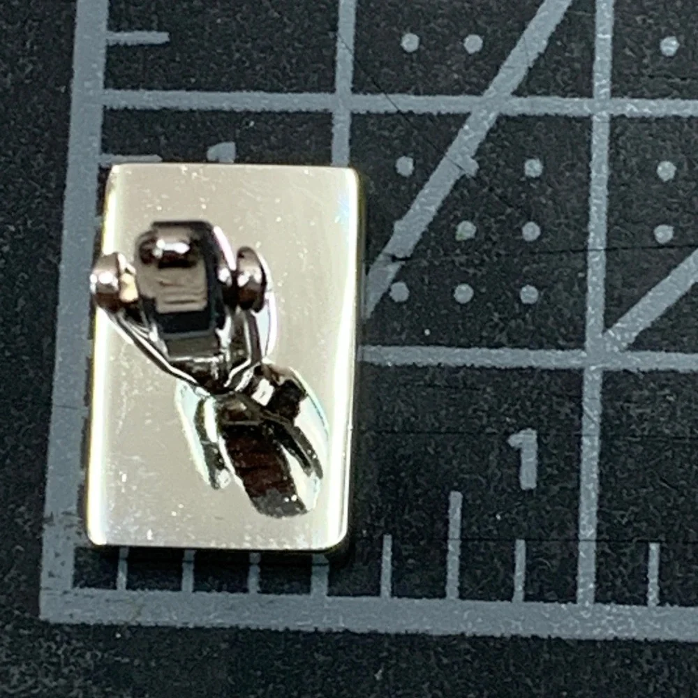 Kona Grill Cufflinks Silver Tone Logo Formal Business‎ Never Used In Gift Box